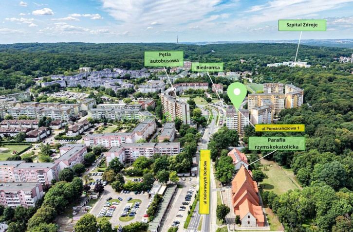 Mieszkanie Wynajem Szczecin os. Bukowe Pomarańczowa 2